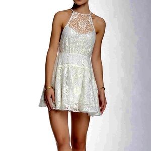 Adorable lacy free people dress